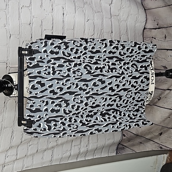 Alfani Modern Spice Grey/Black Leopard Print Stretch Pencil Skirt NWT Size 6 - Picture 1 of 5